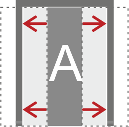 Автонастройка ширина проема